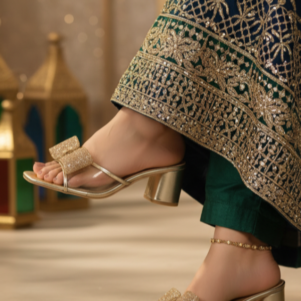Party Wear Slip On IP0072-Gold