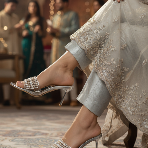 Party Wear Slip On IP0074-Silver