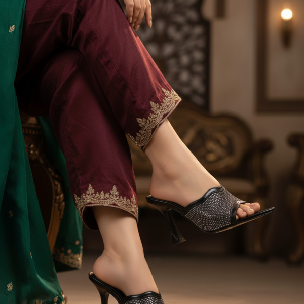 Party Wear Slip On IP2040-Black
