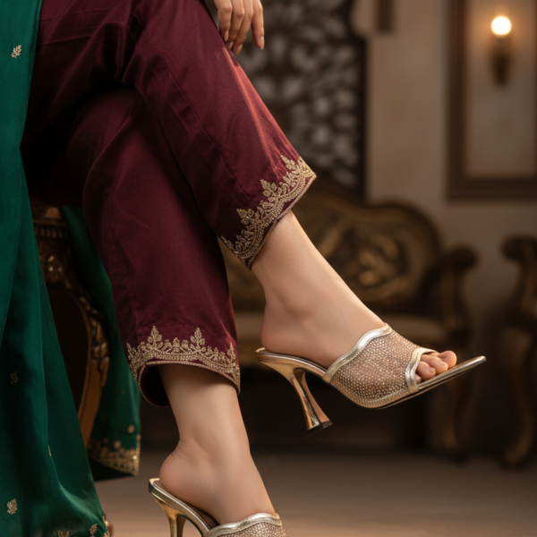 Party Wear Slip On IP2040-Gold