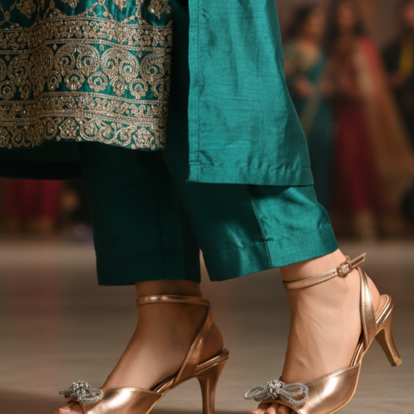 Party Wear-Sandal-IP2056-Champagne