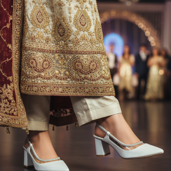 Party Wear-Sling Back-IP4032-Ivory